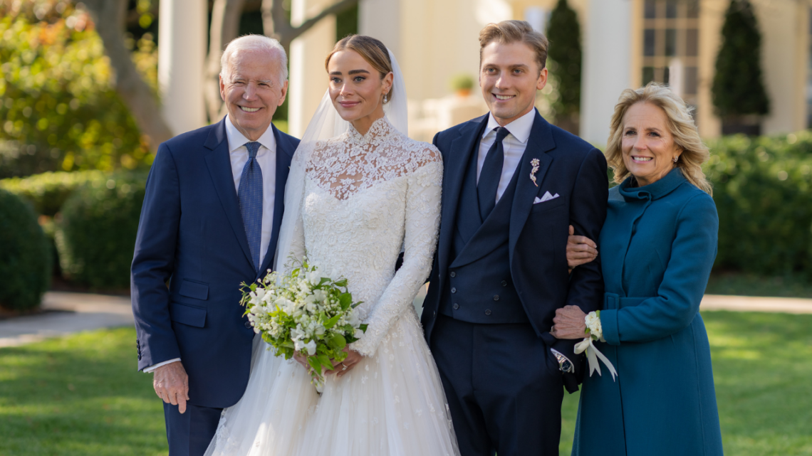 Naomi Biden Wore Ralph Lauren and Tiffany & Co. to Her White House Wedding