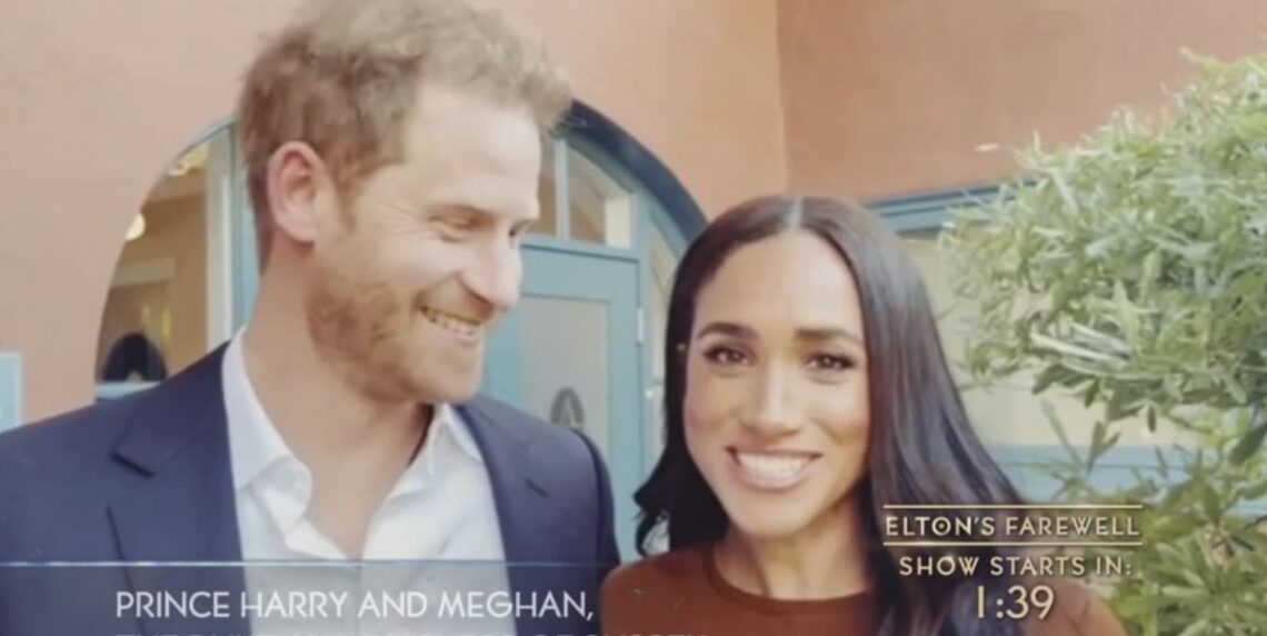 Meghan Markle and Prince Harry Record Surprise Tribute to Elton John