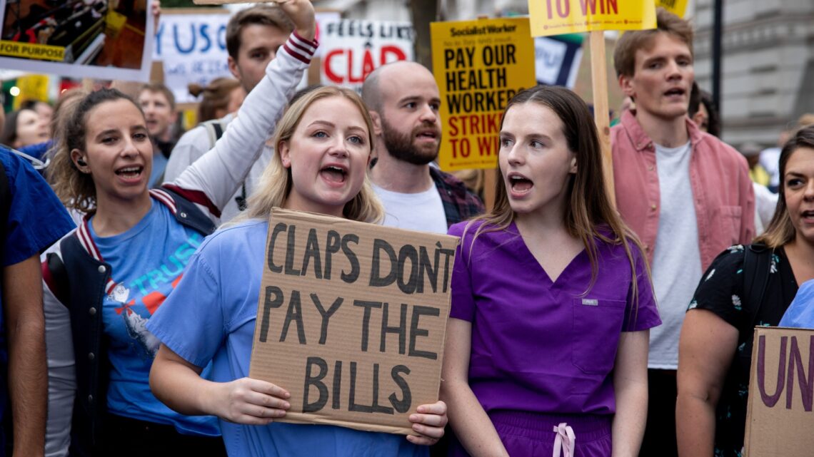 Nurses will hold two days of strike next month in bid for better pay as strike chaos rumbles on