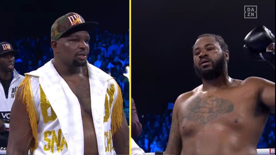 Dillian Whyte vs Jermaine Franklin LIVE RESULT: Close fight ends in MAJORITY DECISION, Anthony Joshua RINGSIDE