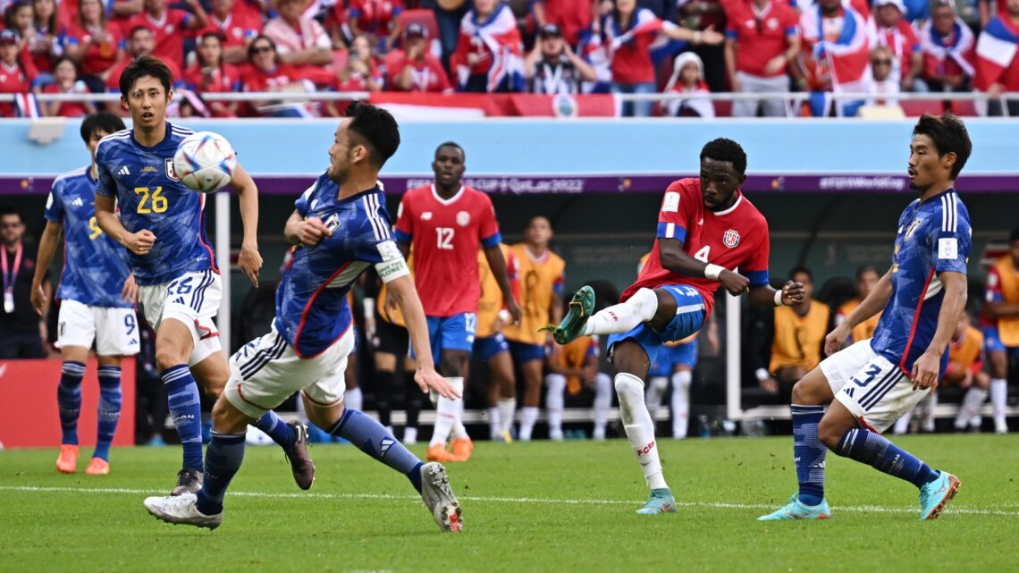 Japan 0 Costa Rica 1: Keysher Fuller grabs dramatic winner with first shot on target at World Cup to throw Group E open