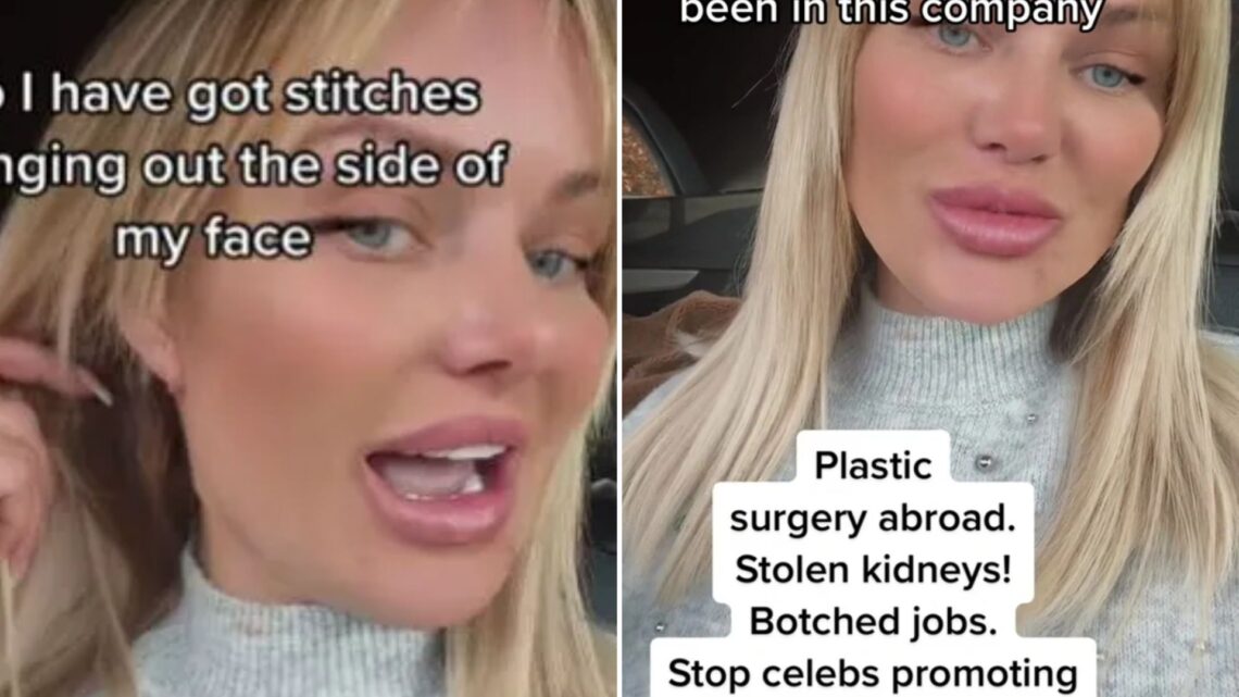 I flew to Turkey for a cheap face lift but now I’m botched with stitches hanging out – they won’t give my money back