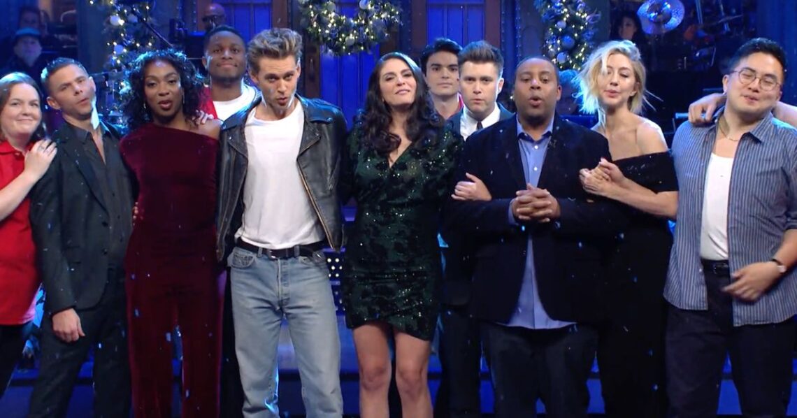 ‘SNL’ Cast, Austin Butler Sing Farewell To Cecily Strong With ‘Blue Christmas’