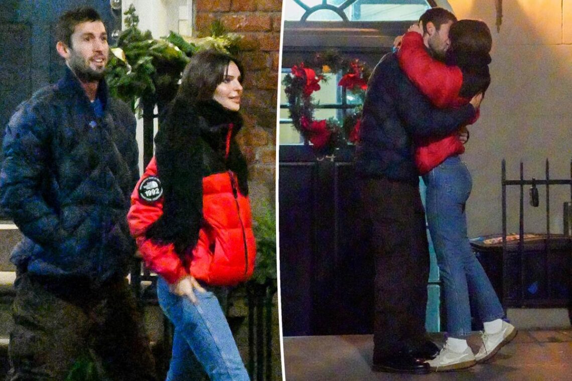 See pics of Emily Ratajkowski making out with artist Jack Greer