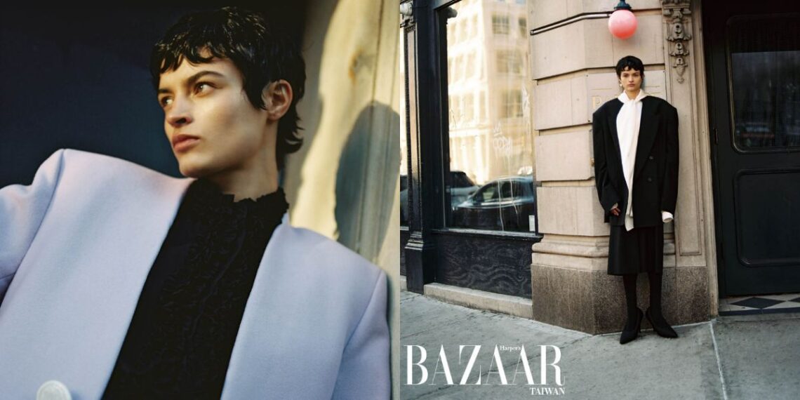 【封面人物】看模特兒Isabella Emmack跳脫性別意象，以褲裝展演氣勢滿載的女力風範