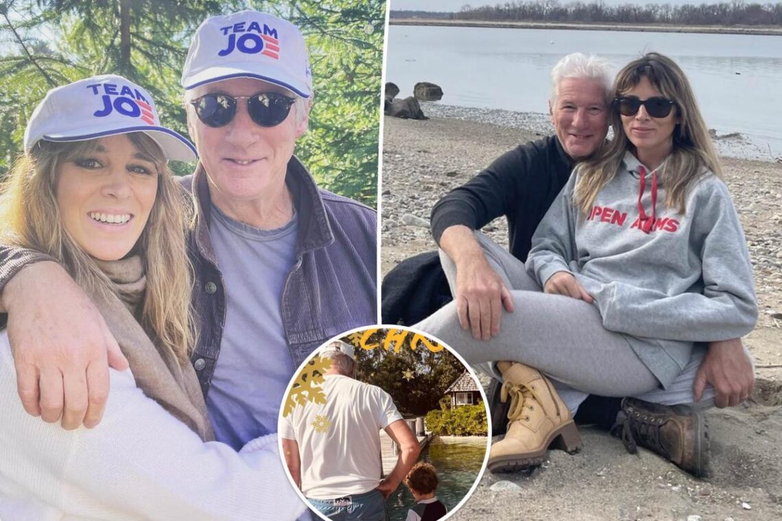 Richard Gere’s wife Alejandra Silva shares rare photo with sons for Christmas