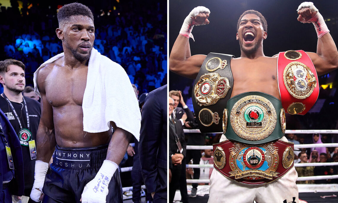 Anthony Joshua vows to become a three-time heavyweight champ as he targets career rebuild after failed Tyson Fury fight