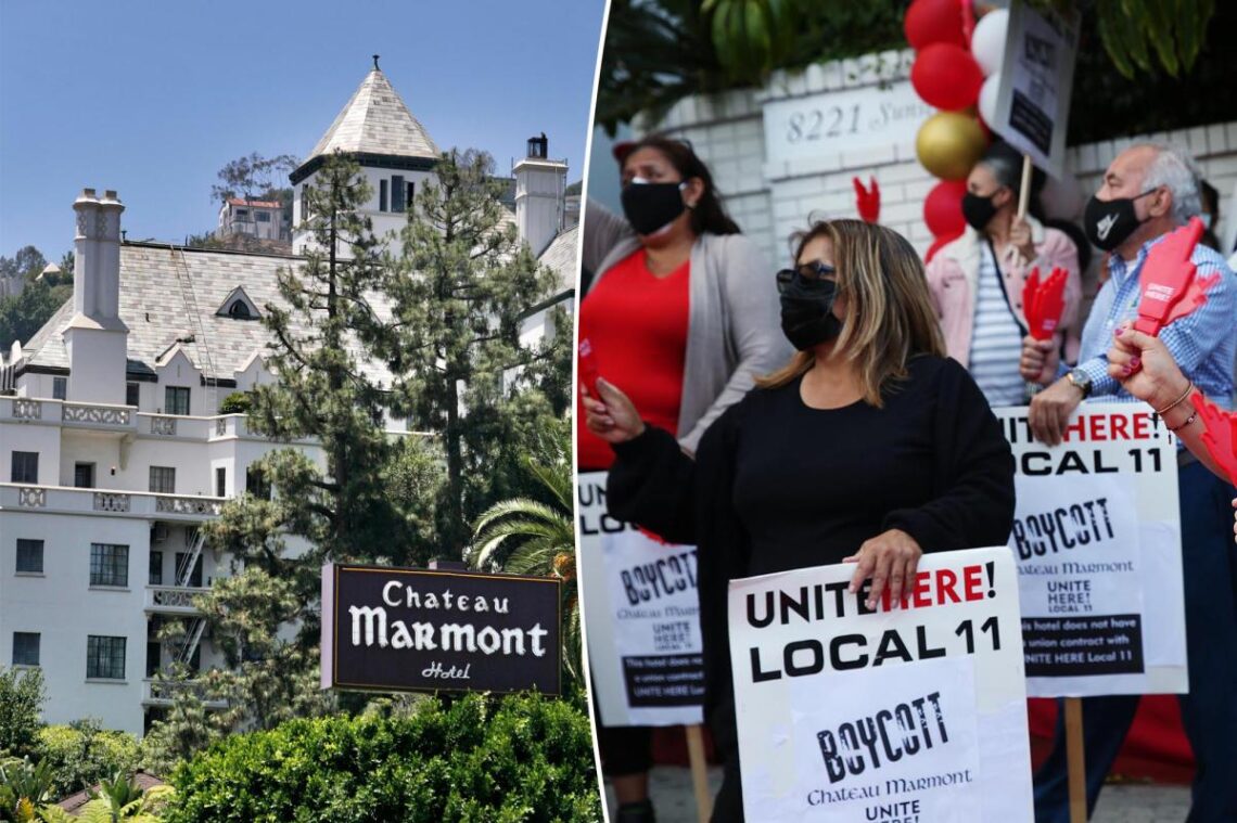 Workers win union contract at Andre Balazs’ iconic Chateau Marmont