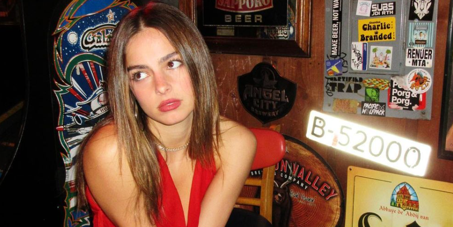 Addison Rae Is Red-Hot in a Plunging Sheer Dress and Black Lace Thong