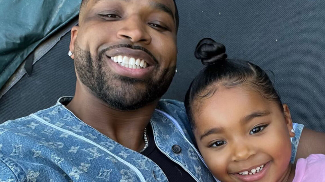 Khloe Kardashian’s cheating ex Tristan Thompson shows off wild dance moves with daughter True, 4, in rare new video